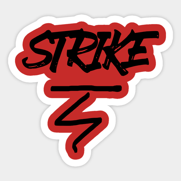 strike Sticker by DELLA73